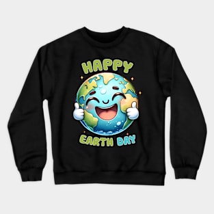 Happy Earth Day Crewneck Sweatshirt